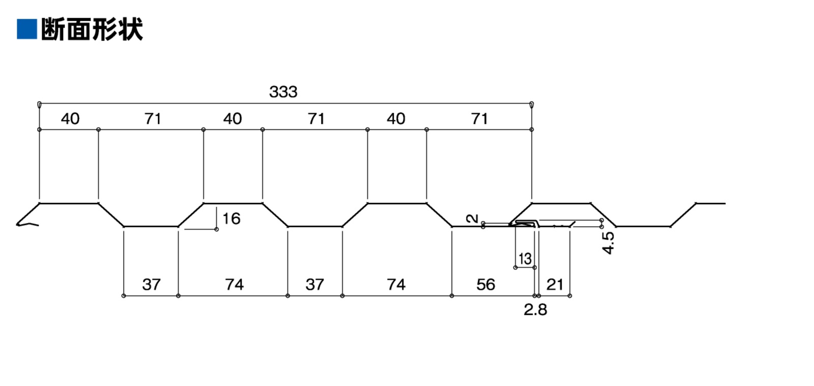 ユニサイディング３３３